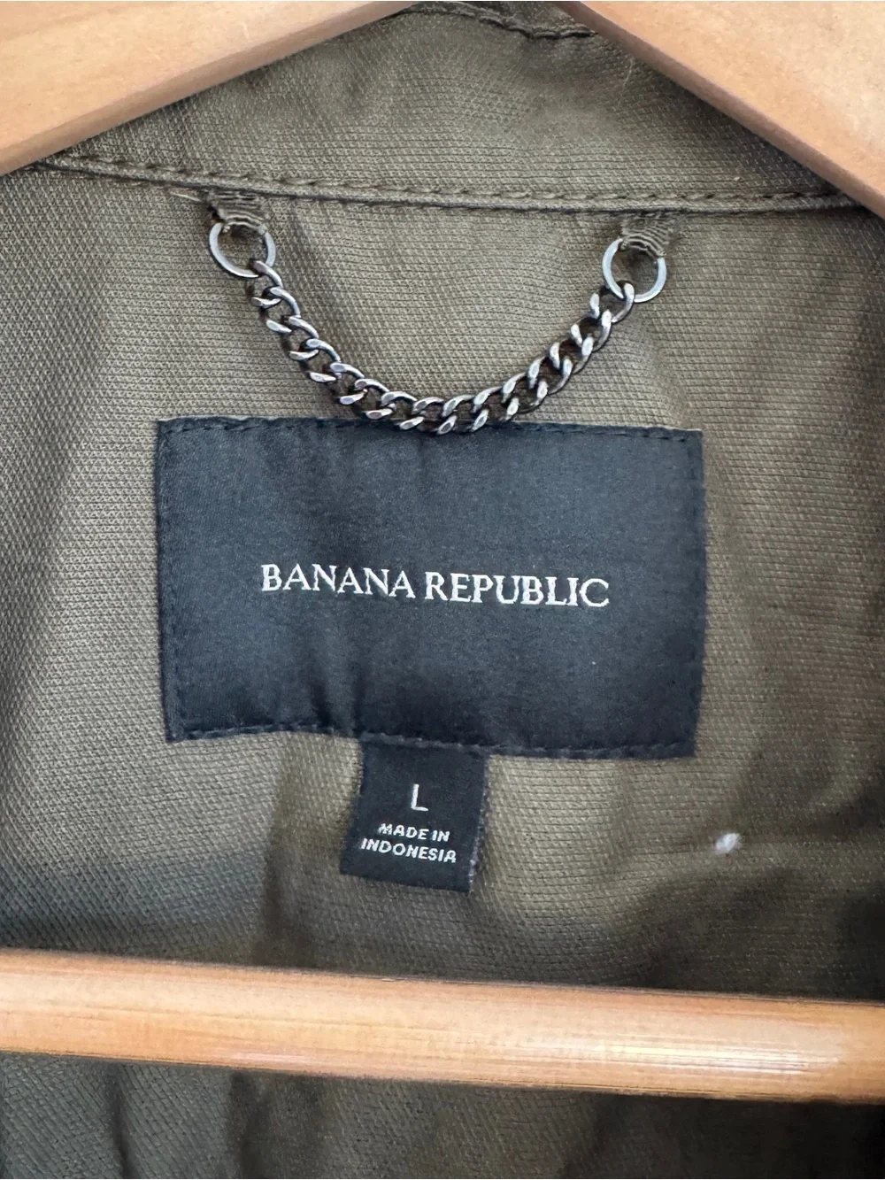 Banana Republic Olive Green Military-Style Jacket